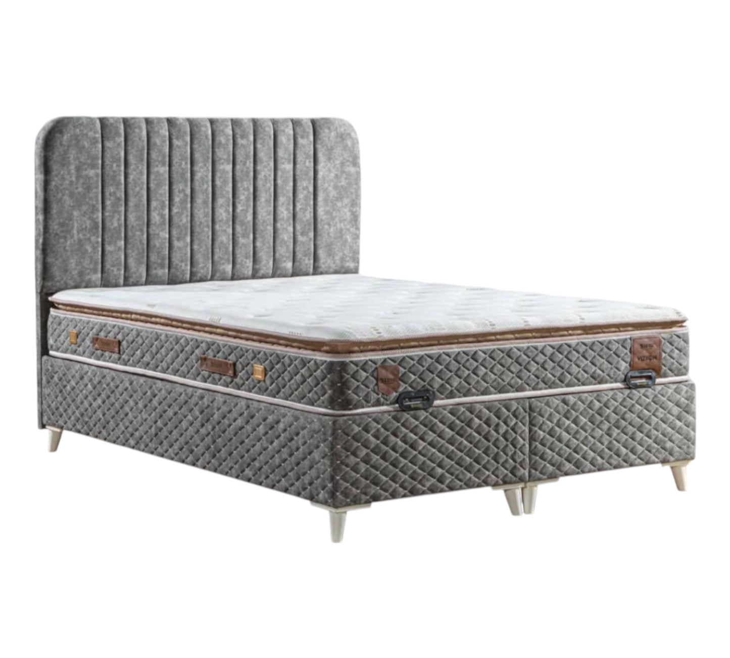 Vision 1 Boxspringbett mit Stauraum und Matratze