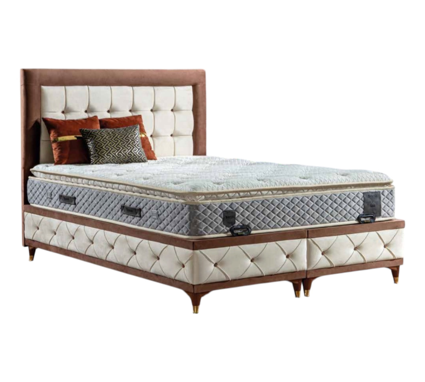 Gala Boxpringbett mit Stauraum und Matratze