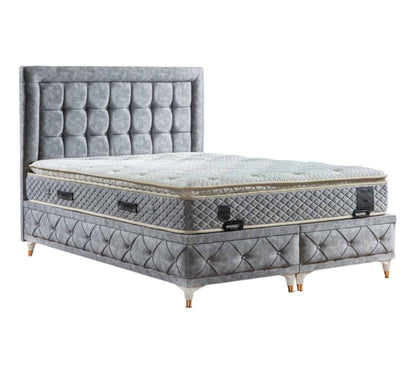 Gala Boxspringbett mit Stauraum und Matratze
