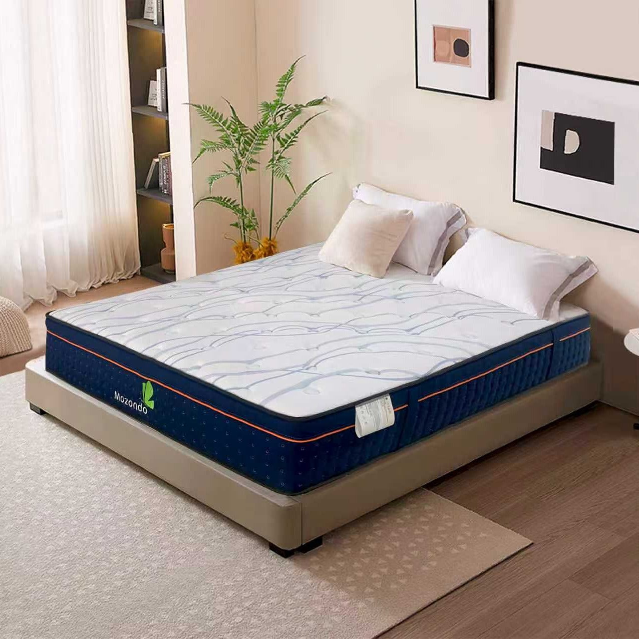 Mozondo Matratze  Hybrid- Taschenfederkernmatratze 90x200cm