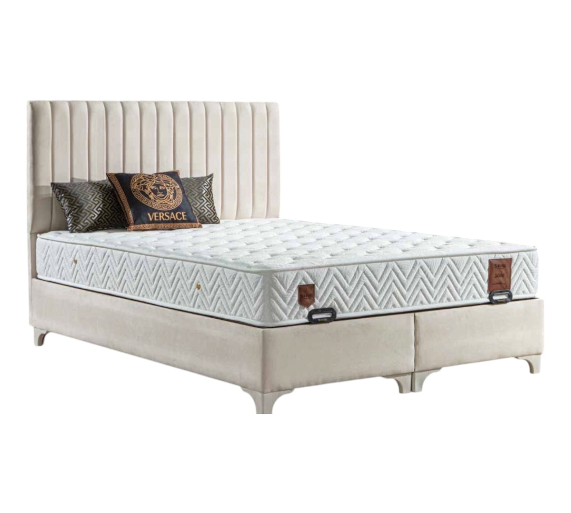 Sara 1 Boxspringbett mit Stauraum und Matratze
